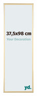 Kent Alluminio Cornice 37 5x98cm Oro Davanti Dimensione | Yourdecoration.it