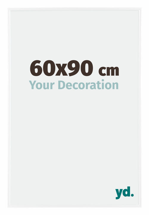 Evry Plastica Cornice 60x90cm Bianco Lucente Davanti Dimensione | Yourdecoration.it