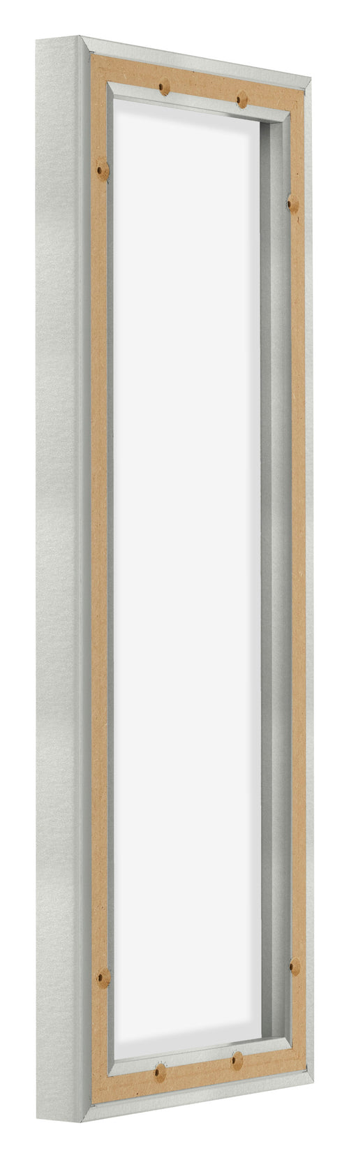 Lyon MDF Cornice a Cassetta 1 3 Argento Opaco Retro Obliquo | Yourdecoration.it