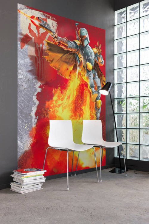 4 440 Komar Star Wars Boba Fett Carta Da Parati 184X254_927Bc92C 35E7 480D 860D 9Fc74510431F | Yourdecoration.it
