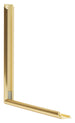 Annecy Plastica Cornice 50x50cm Oro Dettaglio Intersezione | Yourdecoration.it