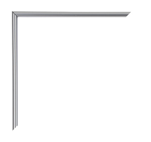 Annecy Plastica Cornice 60x90cm Argento Dettaglio Angolo | Yourdecoration.it