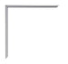 Annecy Plastica Cornice 60x90cm Argento Dettaglio Angolo | Yourdecoration.it