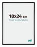 Austin Alluminio Cornice 18x24cm Nero Lucente Davanti Dimensione | Yourdecoration.it