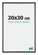 Austin Alluminio Cornice 20x30cm Nero Lucente Davanti Dimensione | Yourdecoration.it