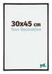 Austin Alluminio Cornice 30x45cm Nero Lucente Davanti Dimensione | Yourdecoration.it