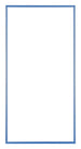 Austin Alluminio Cornice 30x60cm Acciaio Blu Davanti | Yourdecoration.it