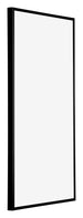 Austin Alluminio Cornice 50x100cm Nero Lucente Davanti Obliquo | Yourdecoration.it