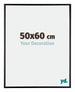 Austin Alluminio Cornice 50x60cm Nero Lucente Davanti Dimensione | Yourdecoration.it