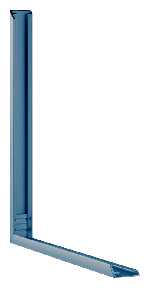 Austin Alluminio Cornice 50x70cm Acciaio Blu Dettaglio Intersezione | Yourdecoration.it