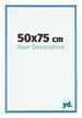 Austin Alluminio Cornice 50x75cm Blu Acciaio Davanti Dimensione | Yourdecoration.it