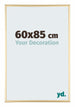 Austin Alluminio Cornice 60x85cm Oro Lucido Davanti Dimensione | Yourdecoration.it