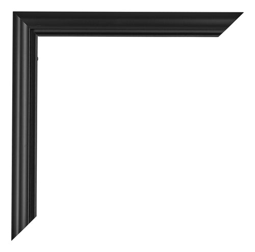 Bordeaux Plastica Cornice 36x48cm Nero Opaco Dettaglio Angolo | Yourdecoration.it