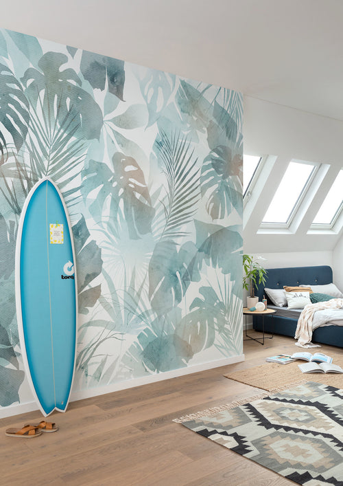 Carta da Parati Aqua Flora 300x250cm FLX6 046 Interno | Yourdecoration.it