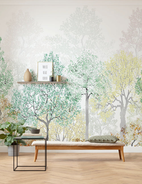 Carta da Parati Bright Rainbow 350x250cm FLX7 027 Interno | Yourdecoration.it