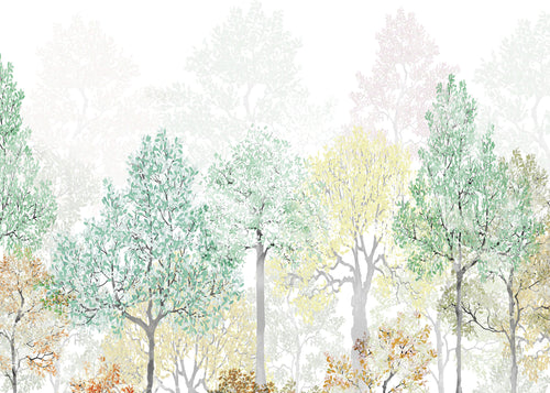 Carta da Parati Bright Rainbow 350x250cm FLX7 027 | Yourdecoration.it