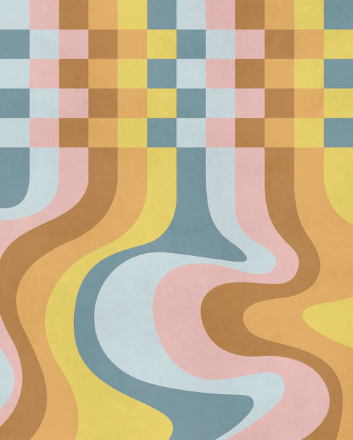 Carta da Parati Colored Honey 200x250cm Komar FLX4 055 | Yourdecoration.it