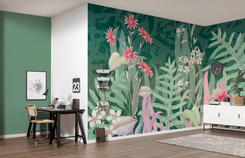 Carta da Parati The Flower Duet 400x250cm FLX8 003 Interno | Yourdecoration.it