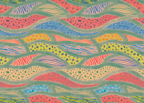 Carta da Parati Wave Symphony 350x250cm FLX7 023 | Yourdecoration.it