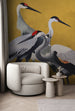 Carta da Parati Yellow Cranes 200x250cm Komar FLX4 053 Interno | Yourdecoration.it