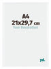 Catania MDF Cornice 21x29-7cm Bianco Dimensione | Yourdecoration.it