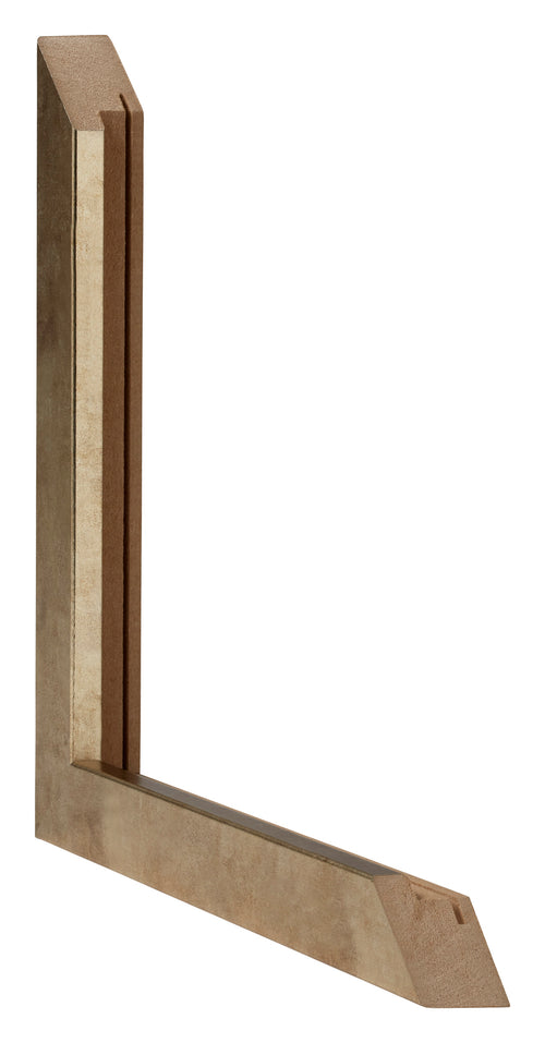 Catania MDF Cornice 29-7x42cm Oro Dettaglio Intersezione | Yourdecoration.it