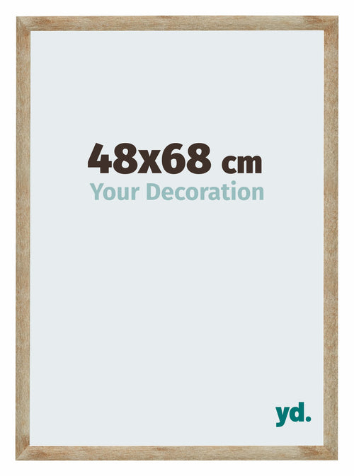Catania MDF Cornice 48x68cm Oro Davanti Dimensione | Yourdecoration.it