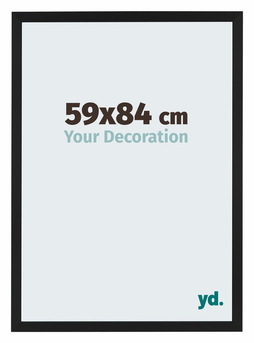 Catania MDF Cornice 59x84cm Nero Davanti Dimensione | Yourdecoration.it