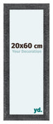 Como MDF Cornice 20x60cm Grigio Spazzato Davanti Dimensione | Yourdecoration.it