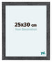 Como MDF Cornice 25x30cm Grigio Spazzato Davanti Dimensione | Yourdecoration.it