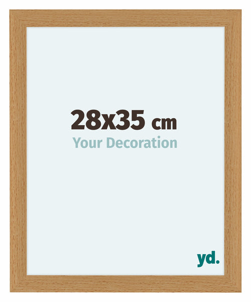 Como MDF Cornice 28x35cm Faggio Davanti Dimensione | Yourdecoration.it