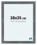 Como MDF Cornice 28x35cm Ferro Spazzato Davanti Dimensione | Yourdecoration.it