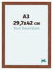 Como MDF Cornice 29 7x42cm A3 Noce Davanti Dimensione | Yourdecoration.it