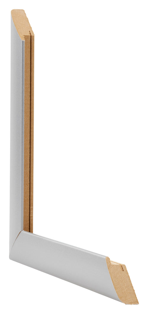 Como MDF Cornice 30x45cm Argento Opaco Intersezione | Yourdecoration.it