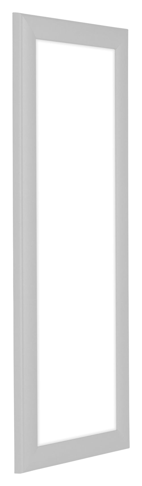 Como MDF Cornice 33x98cm Bianco Lucente Davanti Obliquo | Yourdecoration.it