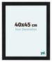 Como MDF Cornice 40x45cm Nero Opaco Davanti Dimensione | Yourdecoration.it