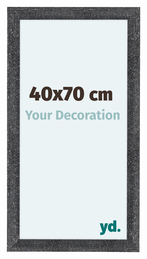 Como MDF Cornice 40x70cm Grigio Spazzato Davanti Dimensione | Yourdecoration.it