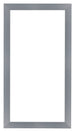 Como MDF Cornice 45x80cm Alluminio Spazzolato Davanti | Yourdecoration.it