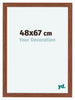 Como MDF Cornice 48x67cm Noce Davanti Maat | Yourdecoration.it
