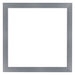 Como MDF Cornice 50x50cm Alluminio Spazzolato Davanti | Yourdecoration.it