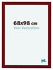 Como MDF Cornice 68x98cm Vino Rosso Spazzato Davanti Maat | Yourdecoration.it
