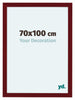 Como MDF Cornice 70x100cm Vino Rosso Spazzato Davanti Dimensione | Yourdecoration.it
