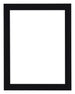 Como MDF Cornice 75x100cm Nero Lucente Davanti | Yourdecoration.it