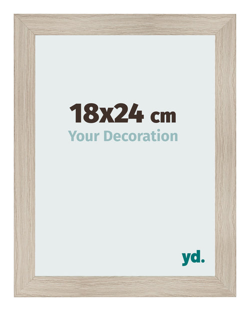 Cornice 18x24cm Rovere Rustico MDF Pisa Davanti Dimensione | Yourdecoration.it