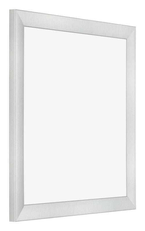 Cornice 20x20cm Argento Nero Spazzato MDF Pisa Davanti Obliquo | Yourdecoration.it