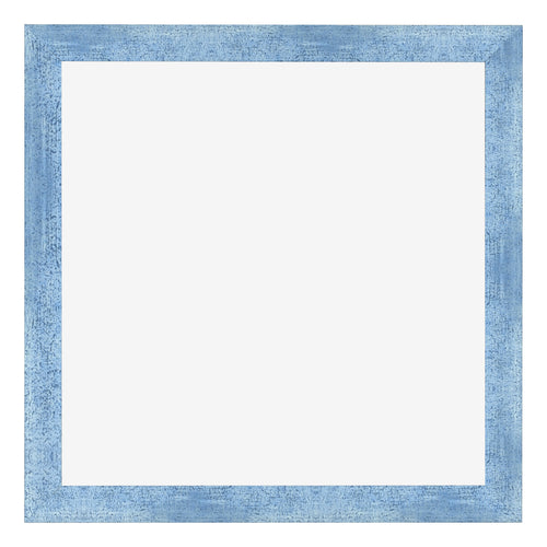 Cornice 20x20cm Blu Acceso Spazzato MDF Pisa Davanti | Yourdecoration.it