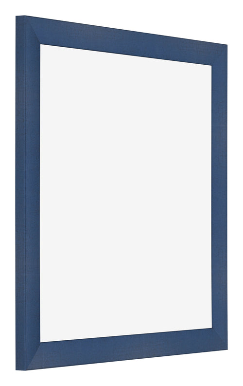 Cornice 20x20cm Blu Scuro Spazzato MDF Pisa Davanti Obliquo | Yourdecoration.it
