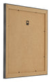 Cornice 20x20cm Nero Argento Lucido MDF Pisa Retro Obliquo | Yourdecoration.it