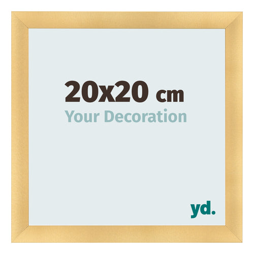 Cornice 20x20cm Oro Vintage MDF Pisa Davanti Dimensione | Yourdecoration.it