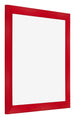 Cornice 20x20cm Rosso MDF Pisa Davanti Obliquo | Yourdecoration.it